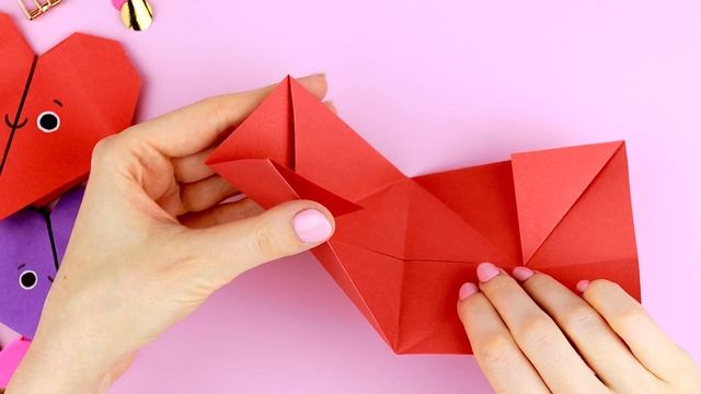 Оригами Сердце с Секретом из бумаги | DIY Валентинка своими руками | Origami Paper Secret Heart смотреть онлайн