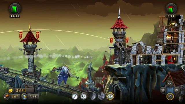 CastleStorm Warrior Queen Falling Stones Gameplay Walkthrough 7 смотреть онлайн