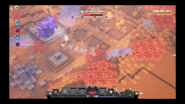 Minecraft Dungeons The Tiny Scourge boss battle смотреть онлайн