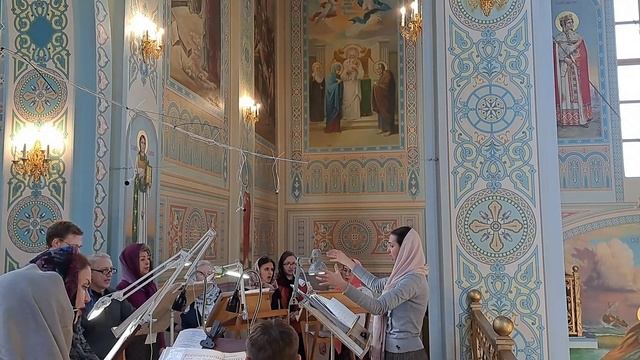 Стихиры Триоди, глас 5, Подобен: "Радуйся...". Регент Екатерина Артюхова. смотреть онлайн