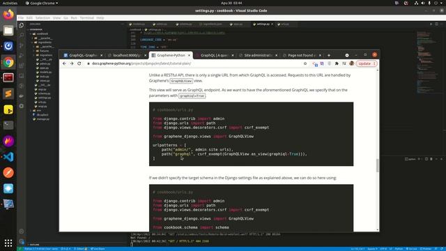 My first attempt on Django Graphene. смотреть онлайн
