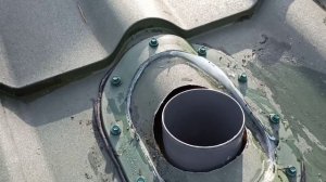 Ошибка установки кровельного аэратора Roof aerator installation error