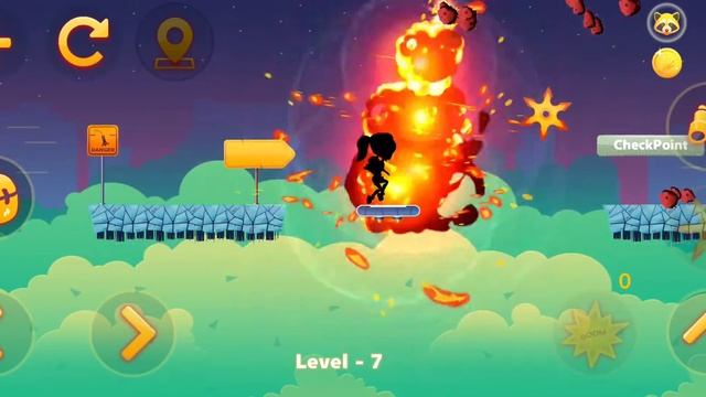 Tricky Liza Adventure Platformer Logic Game Free Level 1 to 10 смотреть онлайн