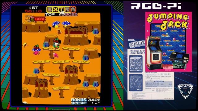 Jumping Jack (Arcade) RGB-Pi Jamma смотреть онлайн