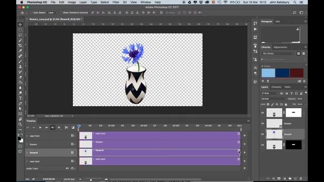 Keyframe animation in Photoshop смотреть онлайн