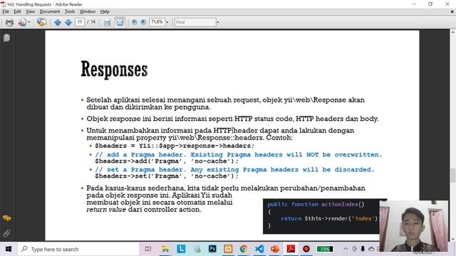 Yii2 : Handling Request (Teori + Latihan) смотреть онлайн