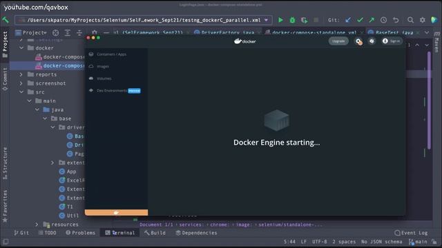 Run selenium4 tests parallel using standalone docker containers | docker compose yml file смотреть онлайн