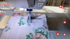 Amazing patchwork idea from leftover fabric. Sewing and Patchwork for beginners.