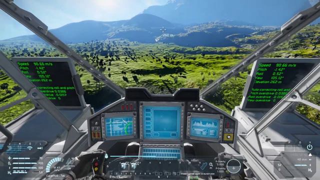 Space Engineers - Avionic information display and ship stabilization (also library for modders) смотреть онлайн