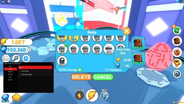 Gym Training Simulator Script GUI 2022 Auto Farm - New Roblox GUI Script