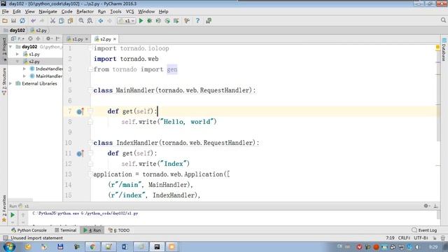 python全栈3 day102 04 Tornado异步非阻塞功能使用（一） смотреть онлайн