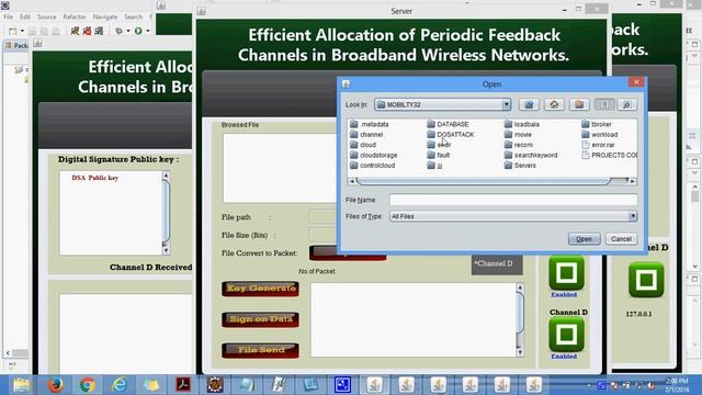 Efficient Allocation of Periodic Feedback Channels in Broadband Wireless Networks in Java смотреть онлайн