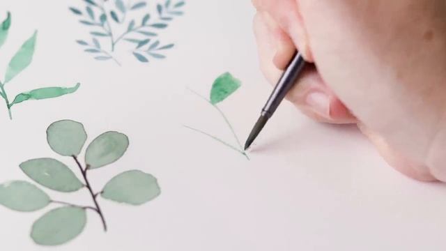 Every Watercolor Leaf You'll Ever Need! w/ Genuine Crafts смотреть онлайн