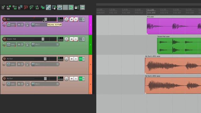 REAPER 5 Explained - 12. Track Grouping
