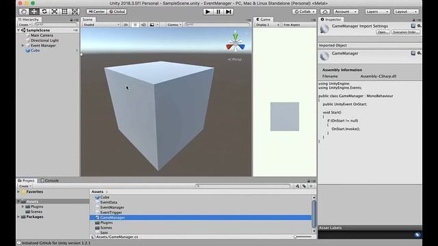 Plugin Github para Unity смотреть онлайн