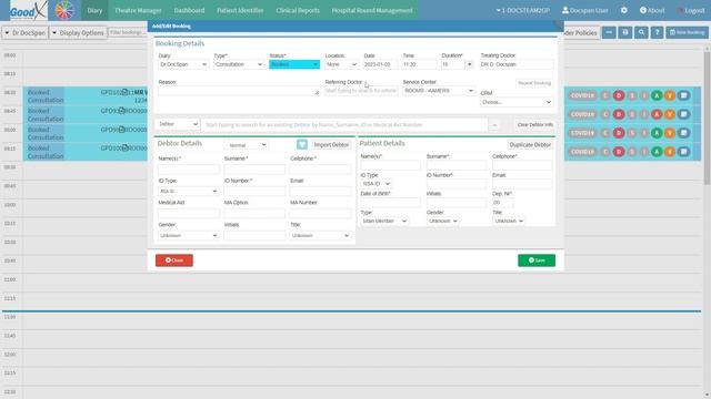 GoodX Web App - Book Existing Patient смотреть онлайн