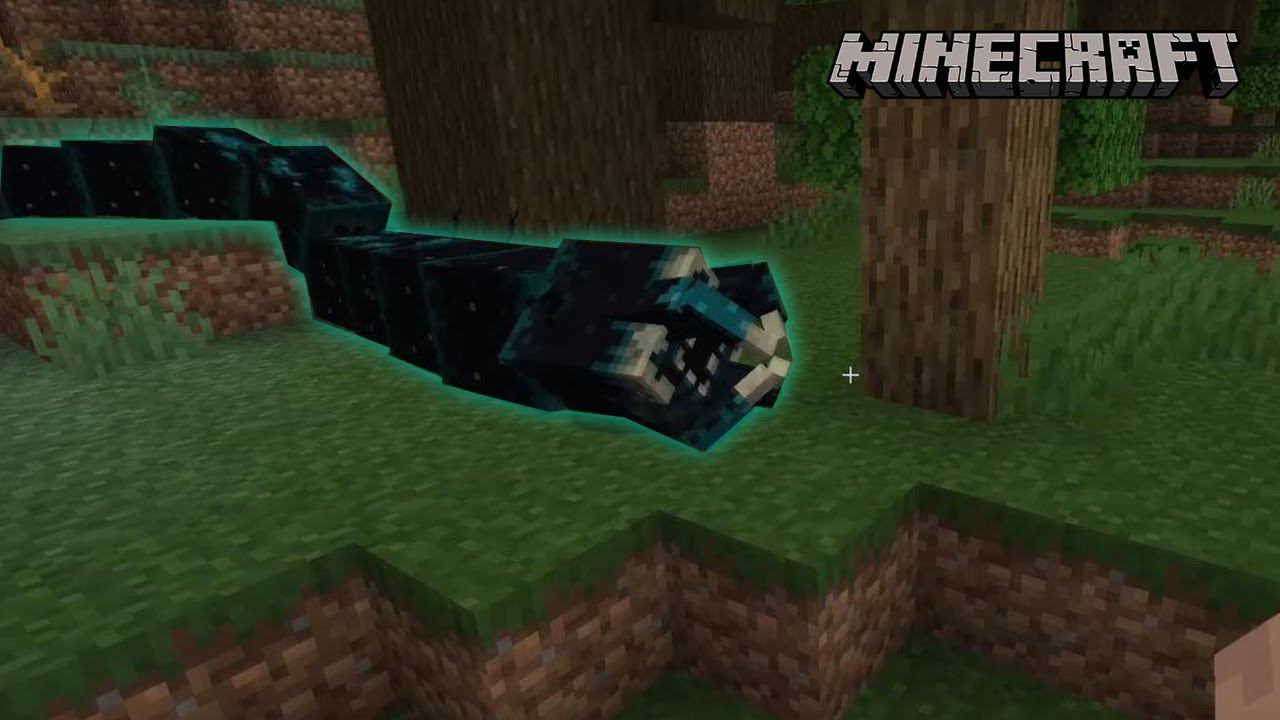 Огромный слепой червь в Майнкрафт | Обзор мода Sculk Worm