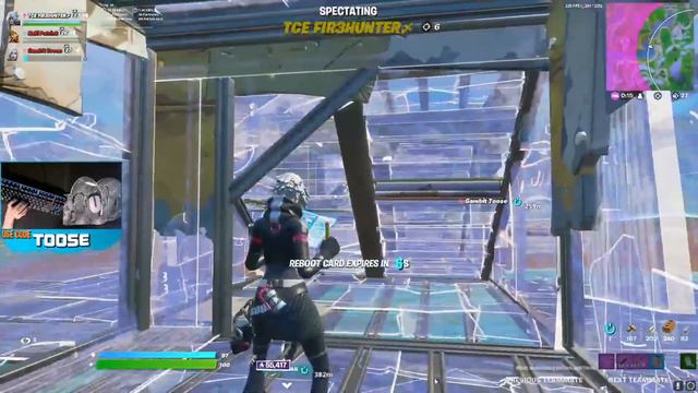 TOOSE ДАЕТ УРОКИ FIR3HUNTER В АРЕНЕ ФОРТНАЙТ. PUTRICK, TOOSE КОУЧ ТРЕНЕРЫ FIR3HUNTER В ФОРТНАЙТ смотреть онлайн