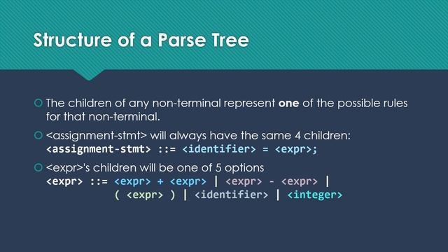 Parse Trees смотреть онлайн