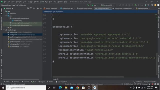 Firebase Setup Android || Android Studio Tutorials || Java смотреть онлайн