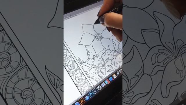 Процесс создания иллюстрации на графическом планшете Wacom Cintiq