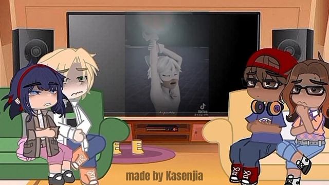 MLB reacts to Chat Blanc || MLB x Gacha || MY AU смотреть онлайн