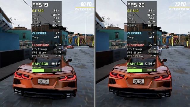 GT 730 Vs GT 640 - Test In 6 Games