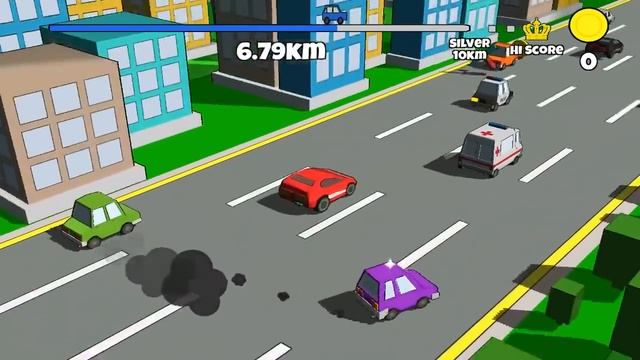Crazy Road : Trouble Racer Android Gameplay (HD) смотреть онлайн