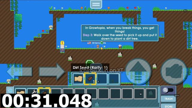 Speedrun World TUTORIAL Growtopia смотреть онлайн