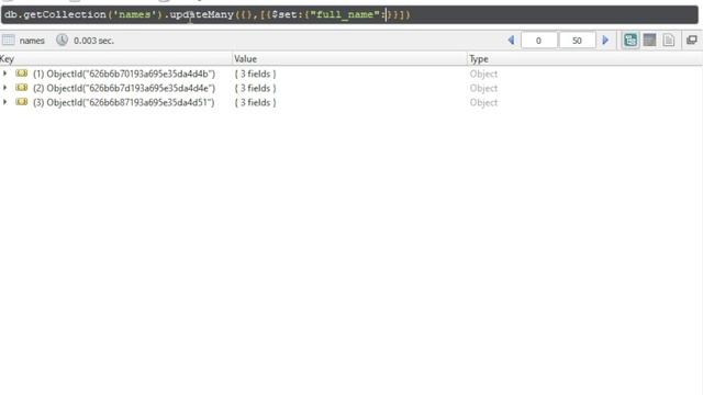 Mongodb: How to create or update a field from existing field value смотреть онлайн