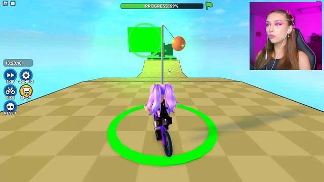 РОБЛОКС ПАРКУР, но я НА ВЕЛОСИПЕДЕ ! ? смотреть онлайн
