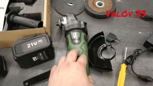 супер аккамуляторная болгарка| PROSTOMER зелёный