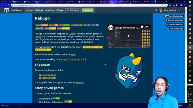 Rakugo: Story Managment Plug-in for Godot 3.1 Devlog 1 смотреть онлайн