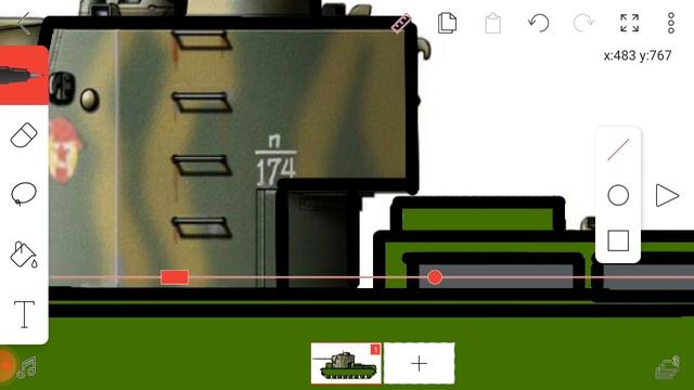 обучалка как рисовать танк в флип клип смотреть онлайн