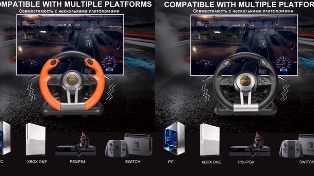 5 Игровой руль с Алиэкспресс для геймеров Gaming Gadgets Игровые рули с Aliexpress Best Gaming whee смотреть онлайн