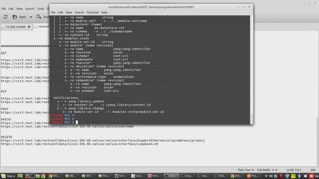 RESTCONF API Tutorial Using Cisco IOS |Part 2/3| PUT POST GET Cisco YANG JSON XML Example смотреть онлайн