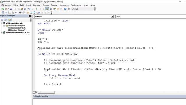#197 - WebScraping - Consultar CPFs Em Lote - Excel VBA