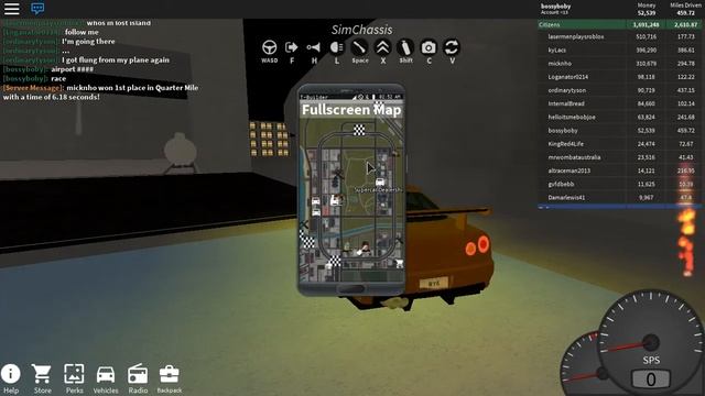 ROBLOX Vehicle simulator Nissan Skyline FAST drag car смотреть онлайн