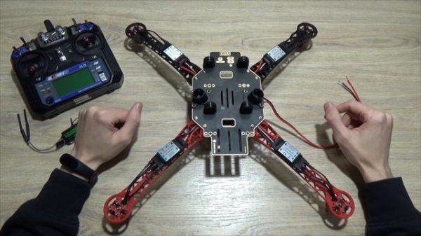 ? Квадрокоптер своими руками - Часть 3 - Аппаратура FLYSKY FS-i6 + Разборка