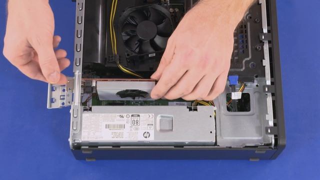 Replace the Graphics Card/Expansion Card | HP Slim 290 and Slimline 290 Desktop PC Series | HP смотреть онлайн