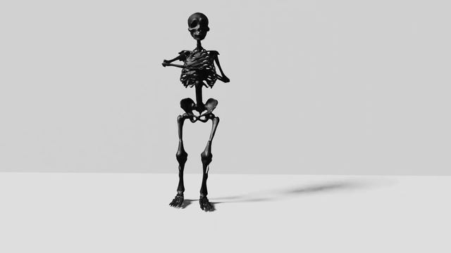 BLENDER 2.83 Анимация скелета 4 ролик смотреть онлайн