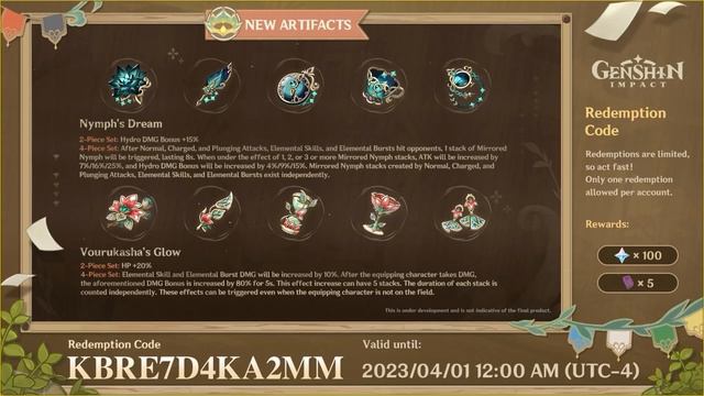 NEW LIMITED 3.6 SPECIAL ANNOUNCEMENT - SPECIAL REDEMPTION CODE【Genshin Impact】 смотреть онлайн