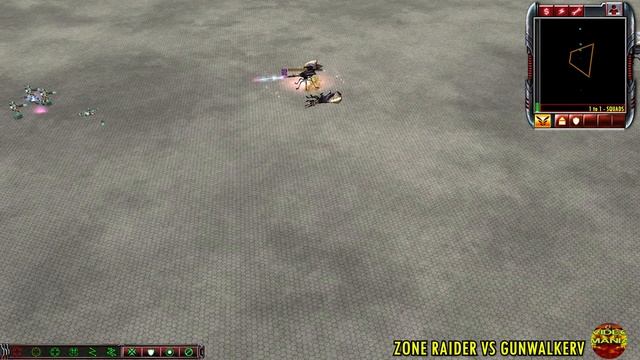ZOCOM Zone Raider vs Scrin GunWalker смотреть онлайн