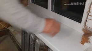 УСТАНОВКА ПОДОКОННИКОВ В ДЕРЕВЯННОМ ДОМЕ!!!