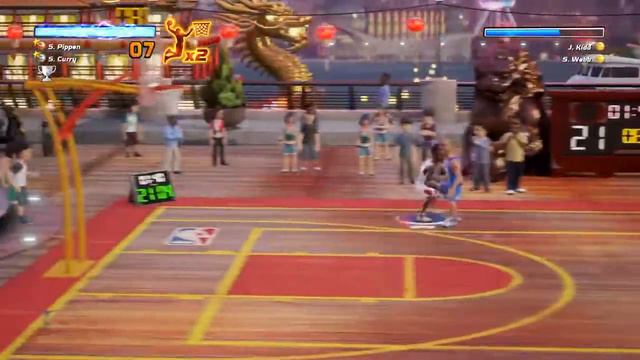 NBA Playgrounds - Pippen and Curry are unstoppable (PS4) смотреть онлайн