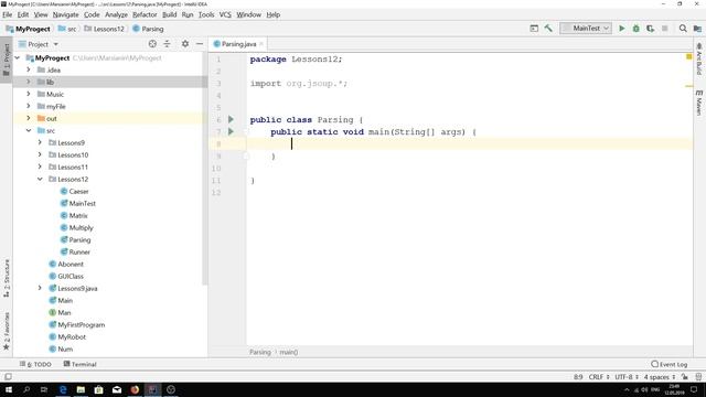 Java - урок 12.5 (Установка сторонней библиотеки и парсинг HTML) смотреть онлайн