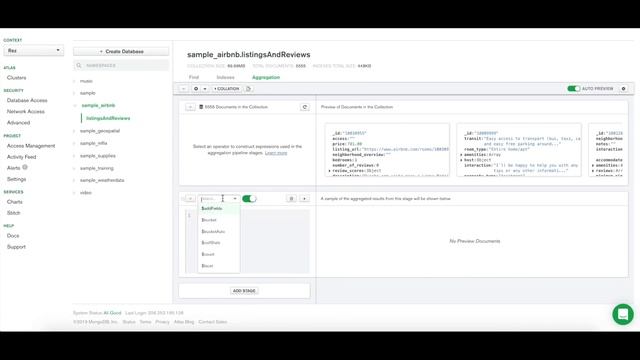 MongoDB Atlas - Aggregation Pipeline Builder Tutorial смотреть онлайн