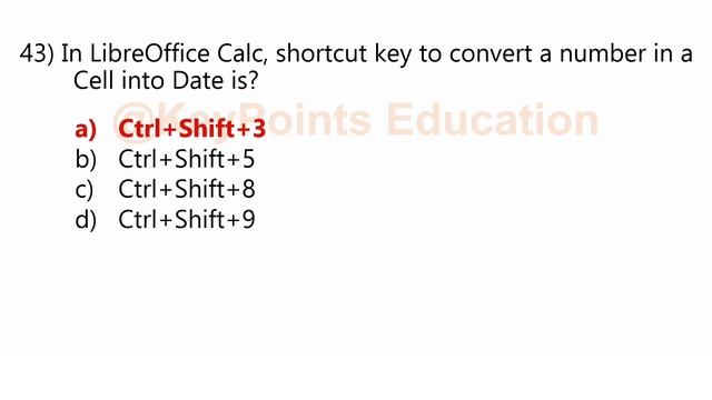 Top 100 LibreOffice Calc MCQ with answers | libreoffice mcq questions смотреть онлайн