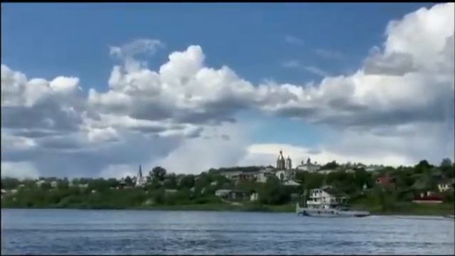 Санаторий Касимовские Зори. Прогулка на катере. смотреть онлайн