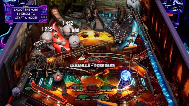 Godzilla VS Kong Pinball FX DLC Table (Demo) смотреть онлайн